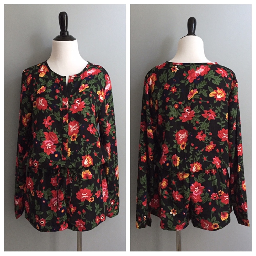 W118 Walter Baker floral Beth romper